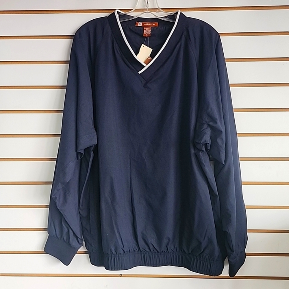 Harriton black pullover XL